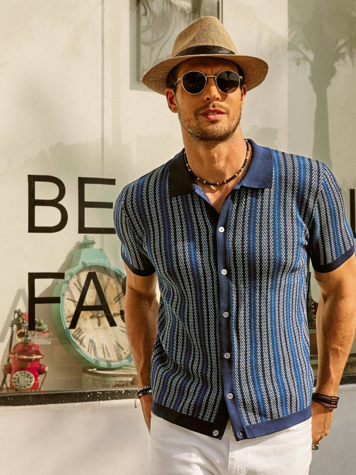 Levoire | Chemise vintage rayée des années 70