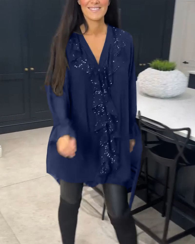 Levoire | Blouse Avec Volants Dans Une Coupe Élégante
