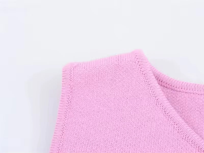 Levoire | Élégante Gilet Sans Manches Avec Boutons Décoratifs