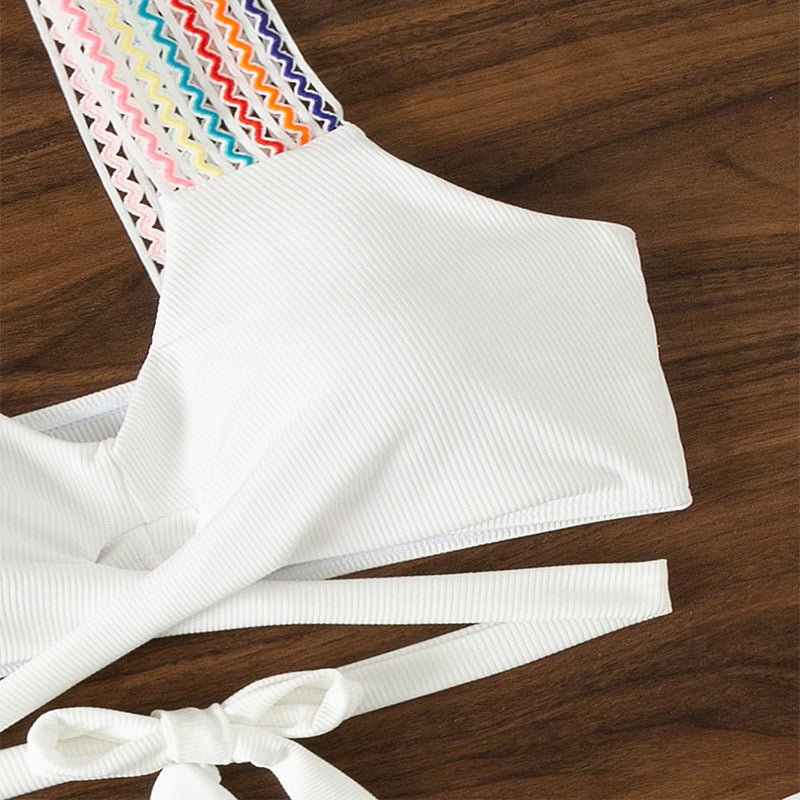 Levoire | Bikini Avec Des Bretelles Croisées Et Taille Haute