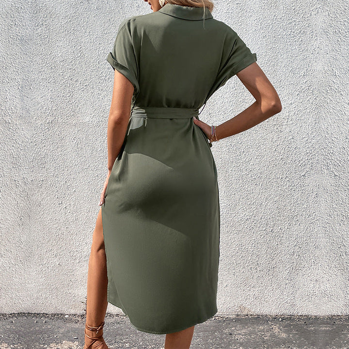 Levoire | Robe Midi En Dentelle Chemise