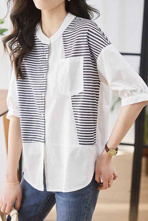 Levoire | Chemise à col pour femmes Blanc