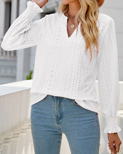 Levoire | Blouse Élégante Avec Détails En Volants