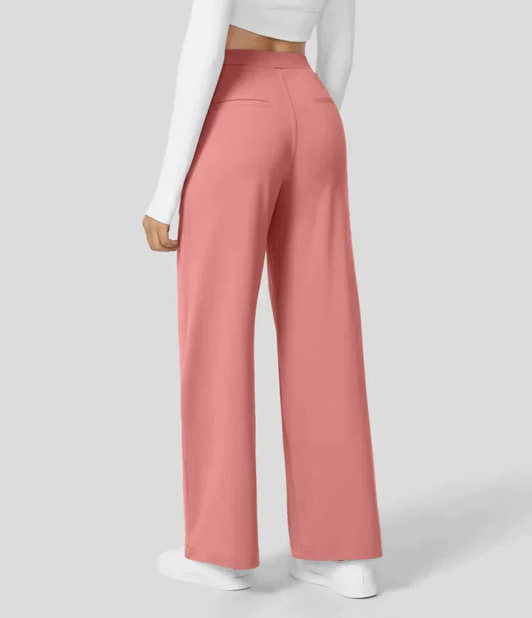 Levoire | Pantalon Palazzo Évasé Taille Haute Pour Femmes
