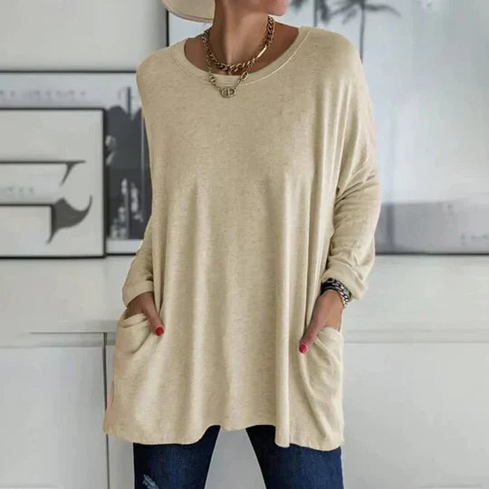 Levoire | Pull Décontracté Grande Taille Pour Femmes Khaki