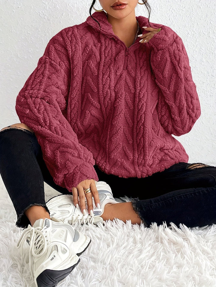 Levoire | Pull En Polaire Stylé Rot