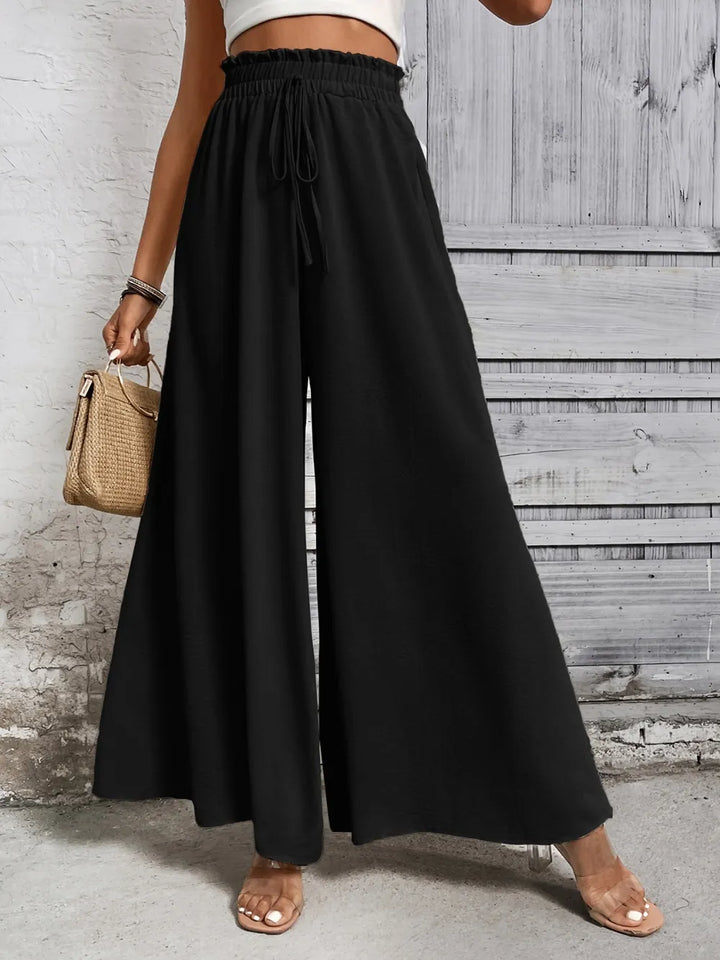 Levoire | Honey Tied Pantalon Large Taille Haute