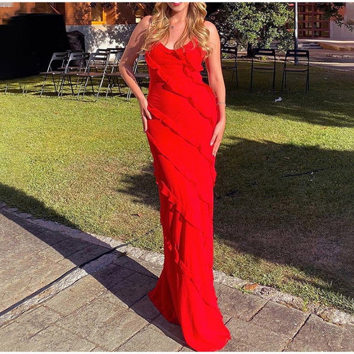 Levoire | Élégante robe longue à volants