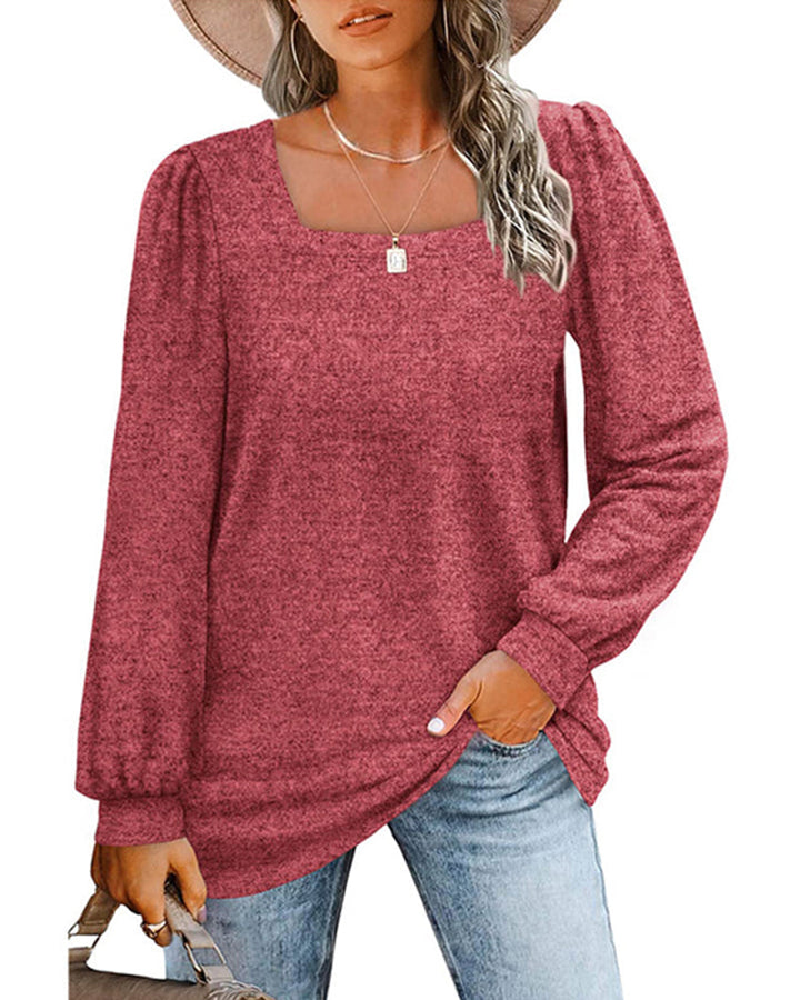 Levoire | T-shirt à manches longues élégante Rot