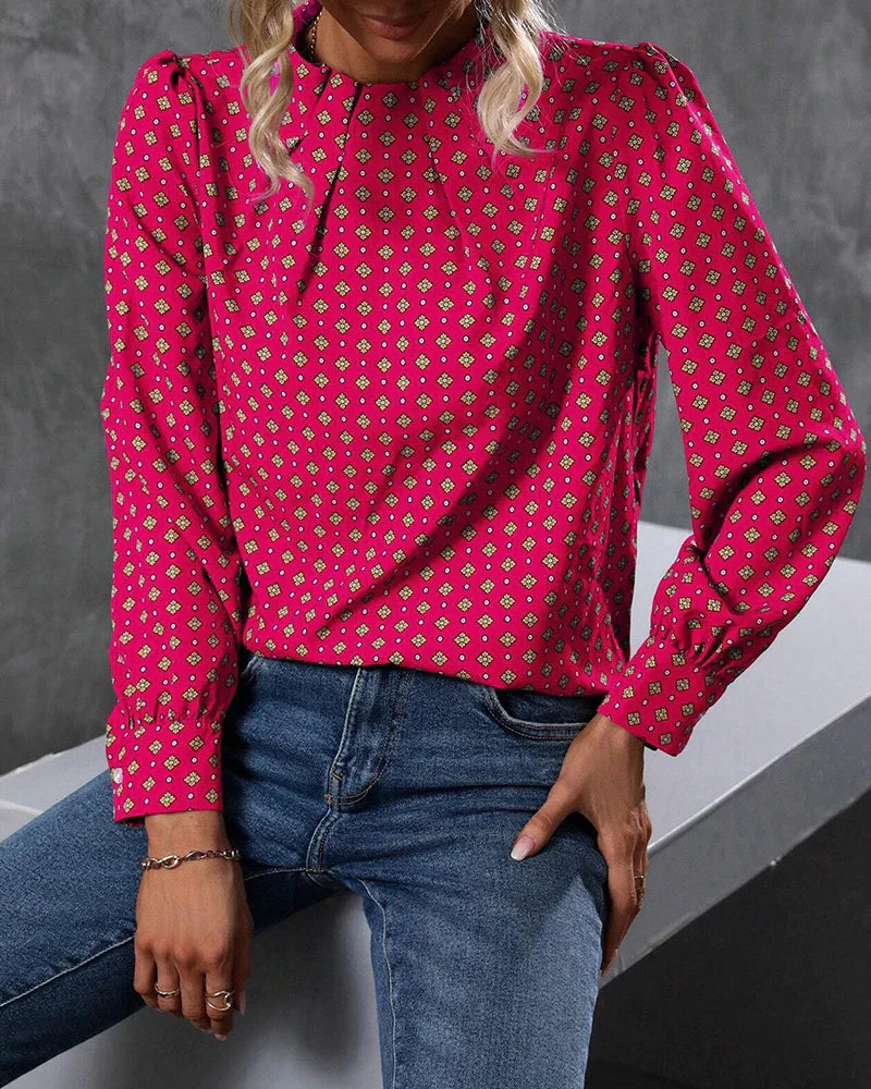 Levoire | Blouse À Motifs De Vendange