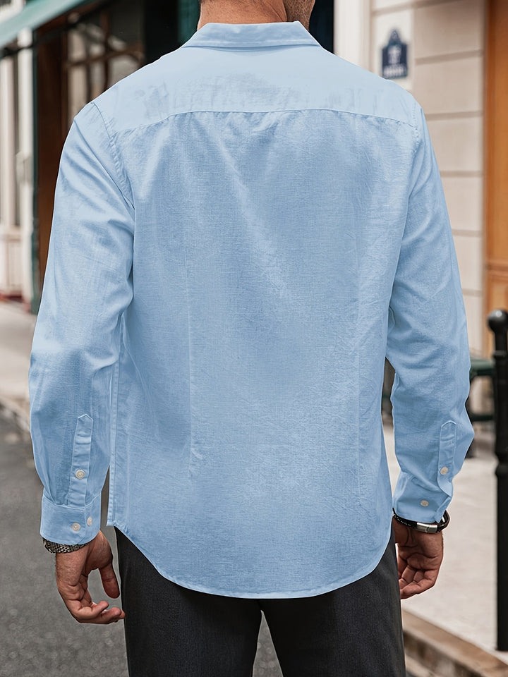 Levoire | Chemise Décontractée À Manches Longues Pour Styles Décontractés