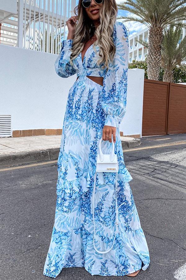 Levoire | Robe maxi avec décolleté