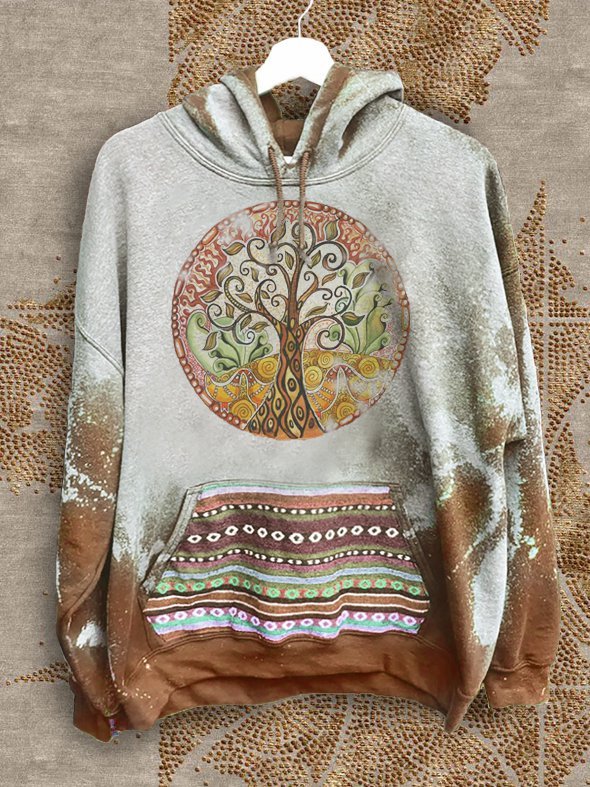 Levoire | Top tricot avec impression unique Orange gris