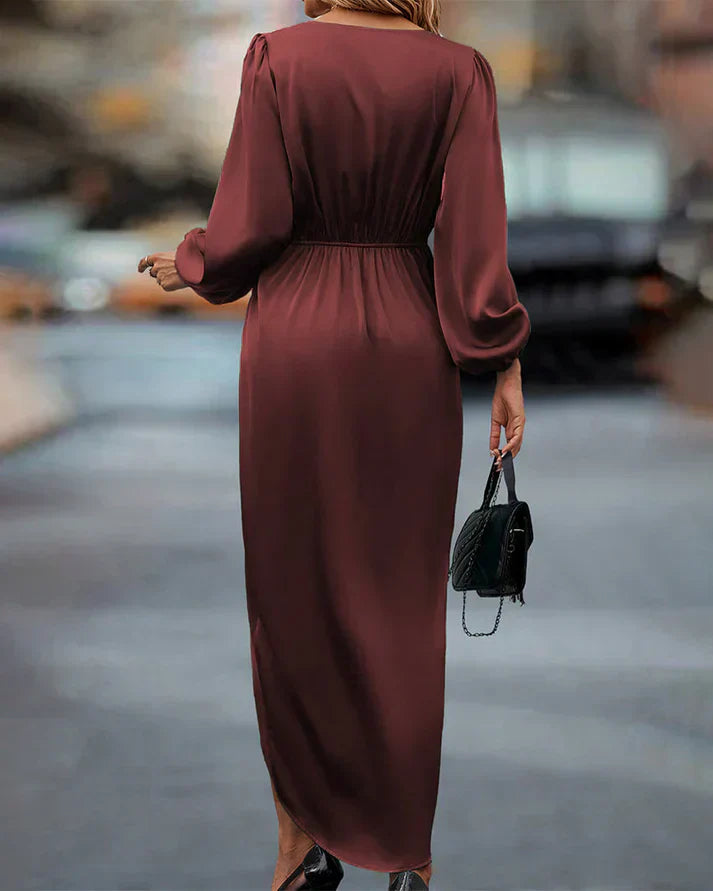 Levoire | Robe Midi Satin Sophistiquée