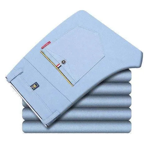 Levoire | Pantalons de loisirs pour hommes, fabriqués en 100% coton Himmelblau 986