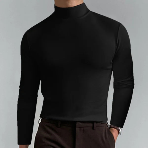 Levoire | T-Shirt Ajusté Taille Haute Et À Manches Longues Noir