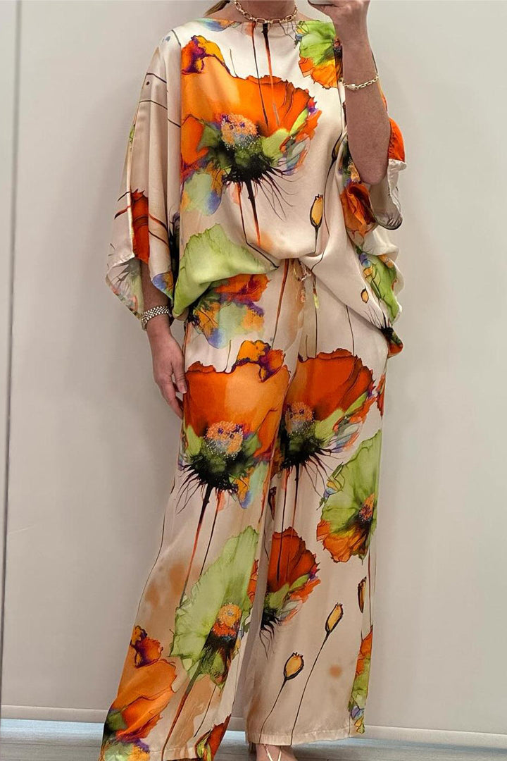 Levoire | Robe Maxi Élégante Pour Sortie Orange