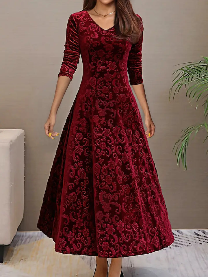 Levoire - Robe évasée élégante Rot