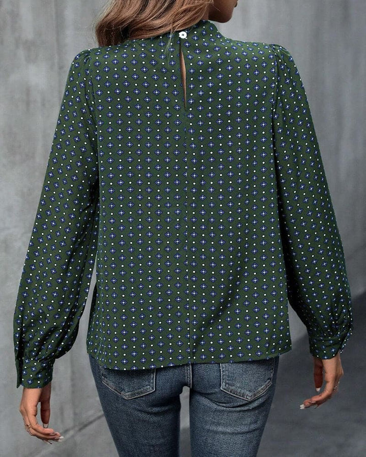 Levoire | Blouse Style Vintage Avec Imprimés