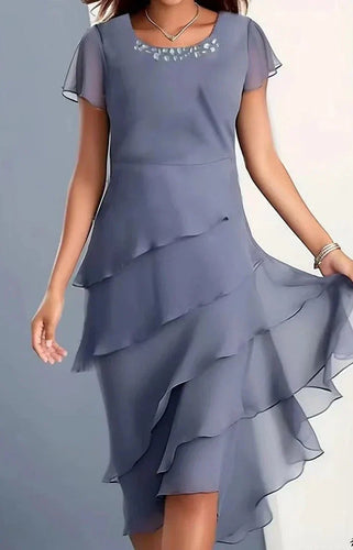 Levoire | Robe De Soirée Unie Pour Femme - Midi