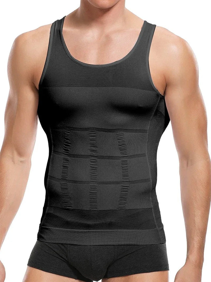 Levoire | Tanktop Modelant Pour Hommes Noir