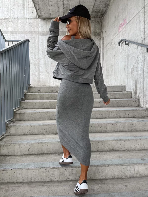 Levoire | Robe En Tricot Élégante Et Pull En Tricot Se