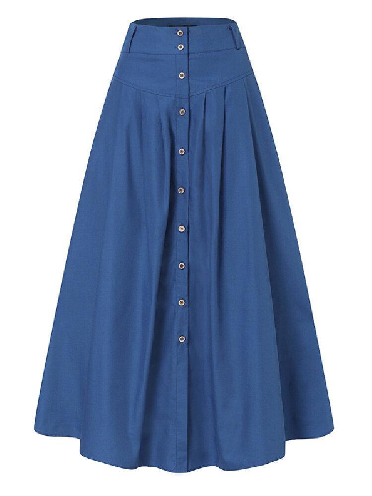 Levoire | Jupe longue uniforme à poches
