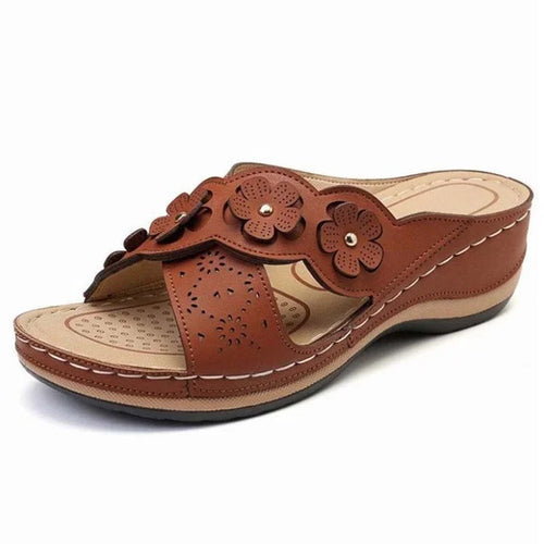 Levoire | Sandales Ortopédiques Pour Femmes À Motif Floral