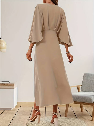 Levoire | Robe À Ligne A Avec Des Manches À Volants