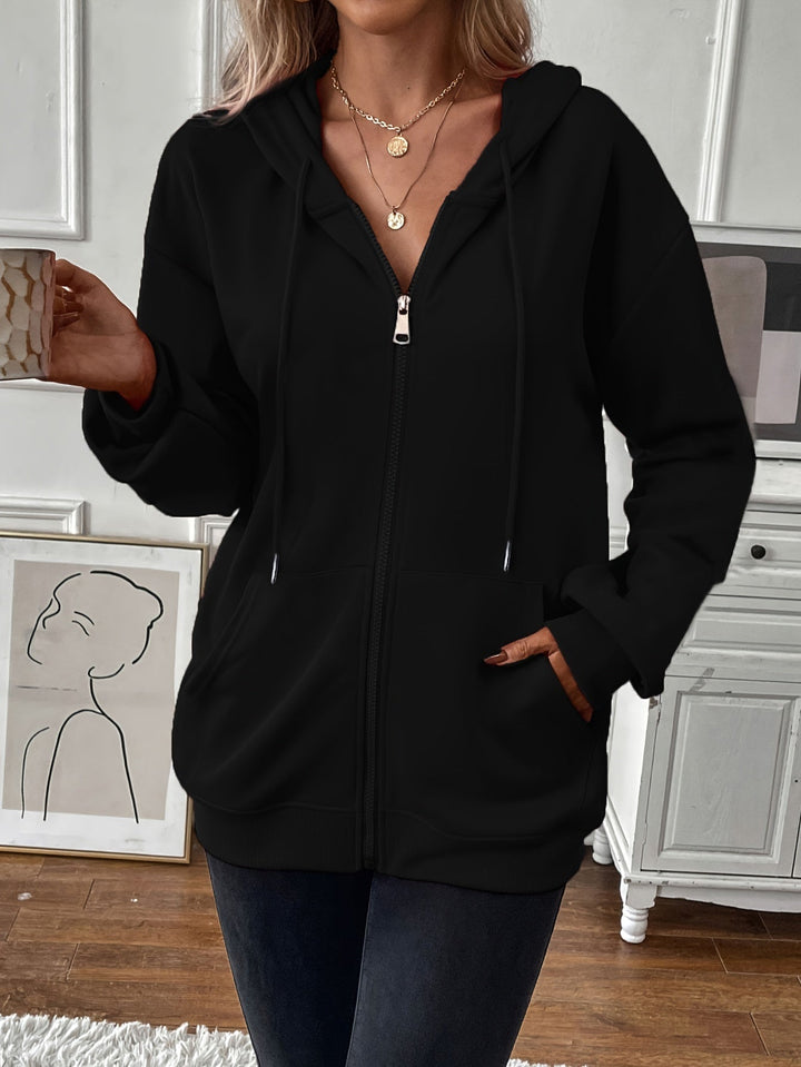 Levoire | Sweat À Capuche Renforcé Avec Une Fermeture Éclair Plus Durable Noir