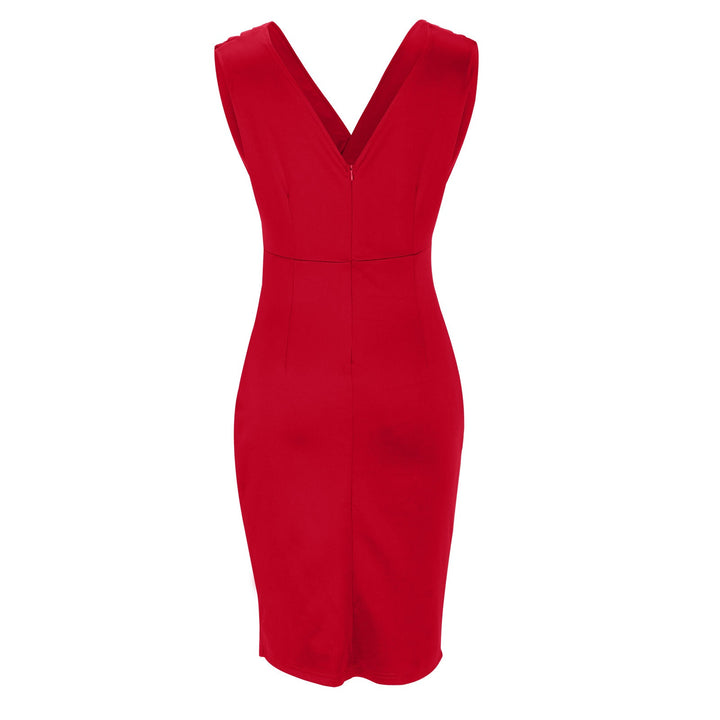 Levoire | Robe Cintrée Avec Décolleté En V Et Fente