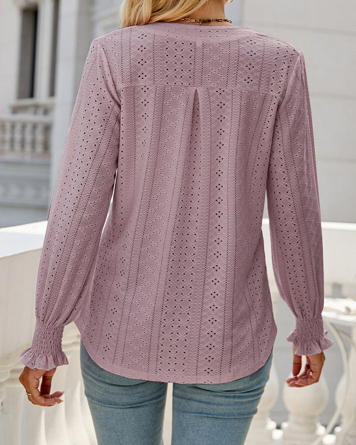 Levoire | Blouse Élégante Avec Détails En Volants