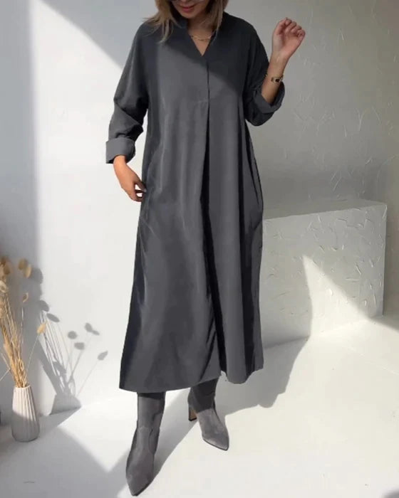 Levoire | Robe Maxime longue Noir