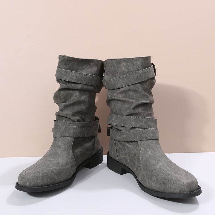 Levoire | Femme Bottes De Cowboy Conscientes De La Mode Semelle Résistante gris 41.5