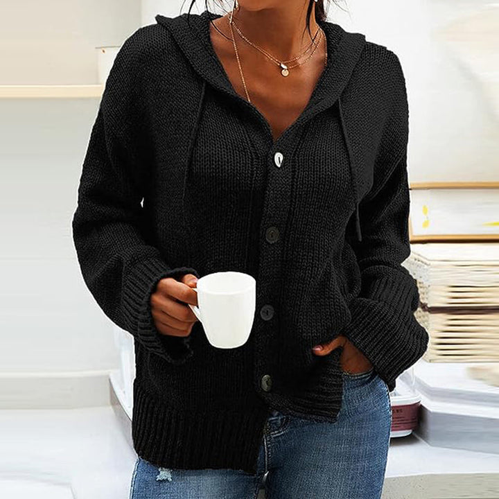 Levoire | Pull À Manches Longues Inspiré Avec Capuche Noir