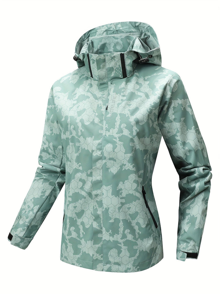 Levoire | Veste De Camouflage Légère Pour Femmes Le bleu du globe céleste