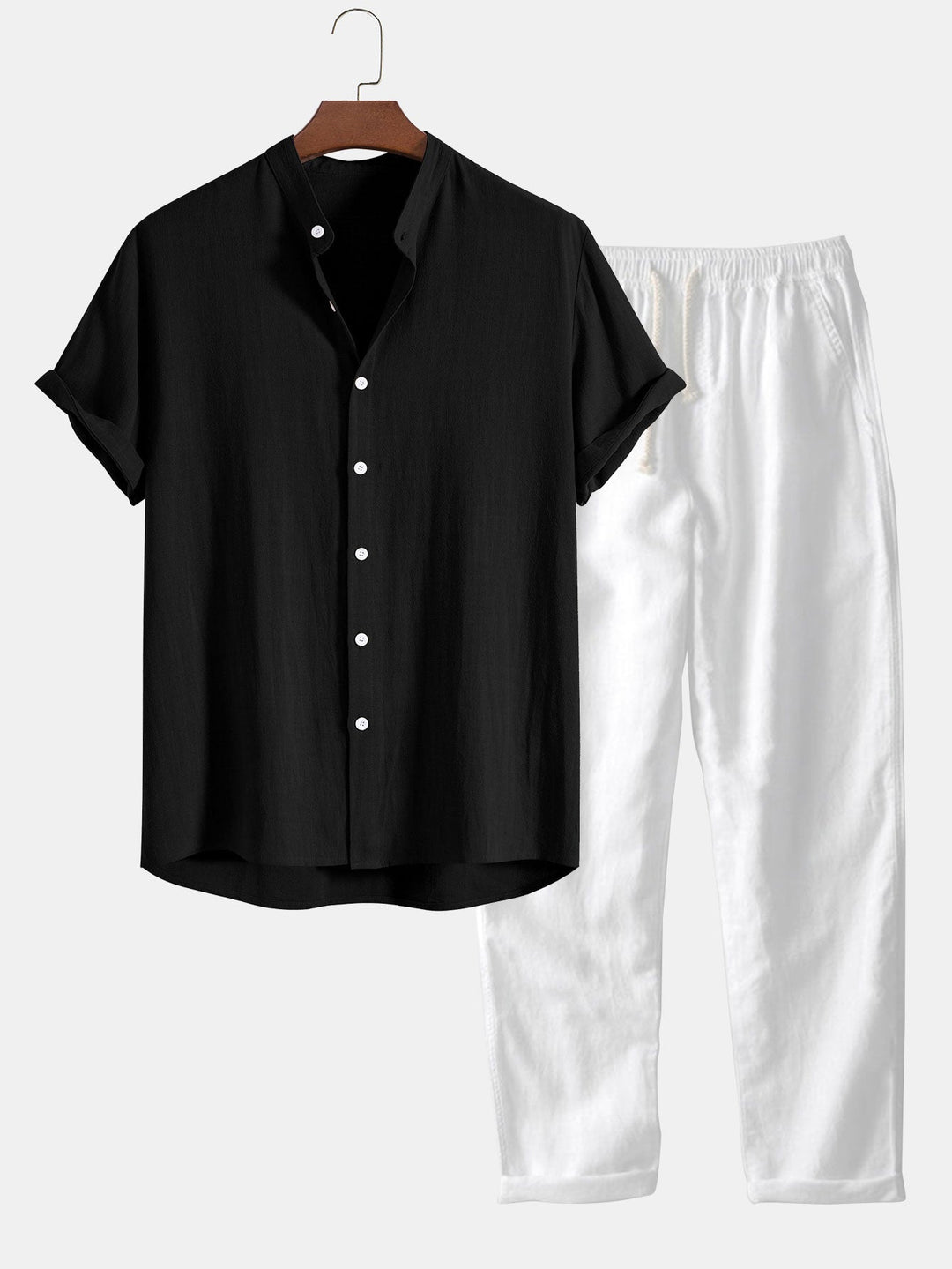 Levoire | Vêtements D'Été En Lin Pour Hommes Noir
