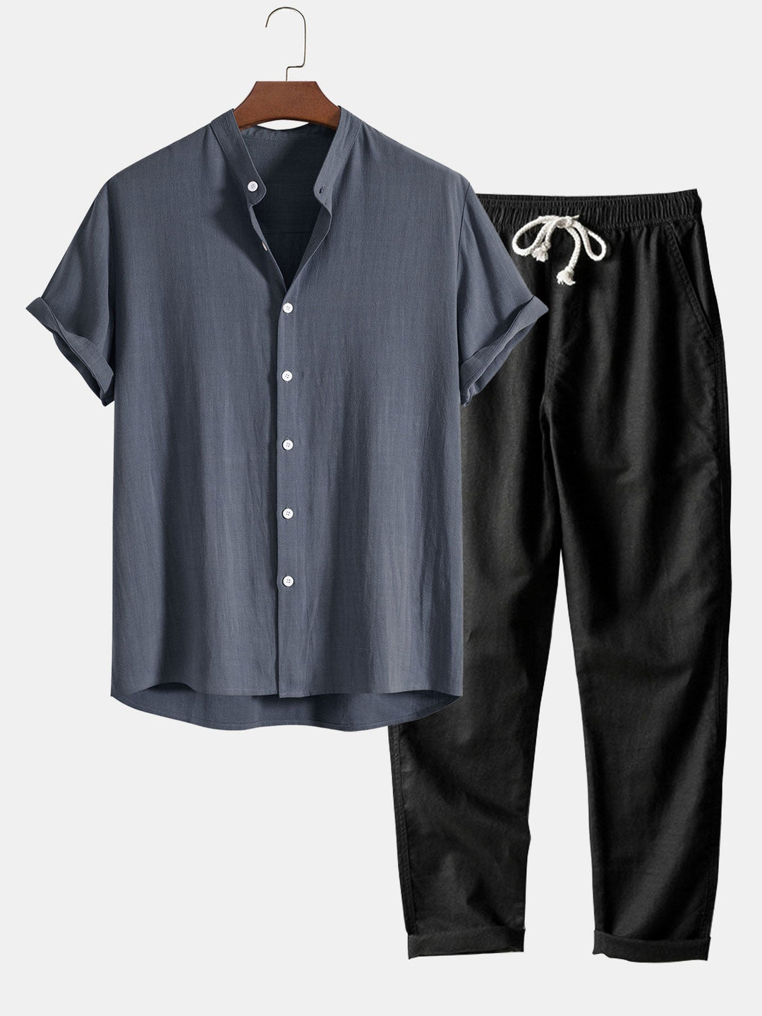 Levoire | Vêtements D'Été En Lin Pour Hommes Bleu