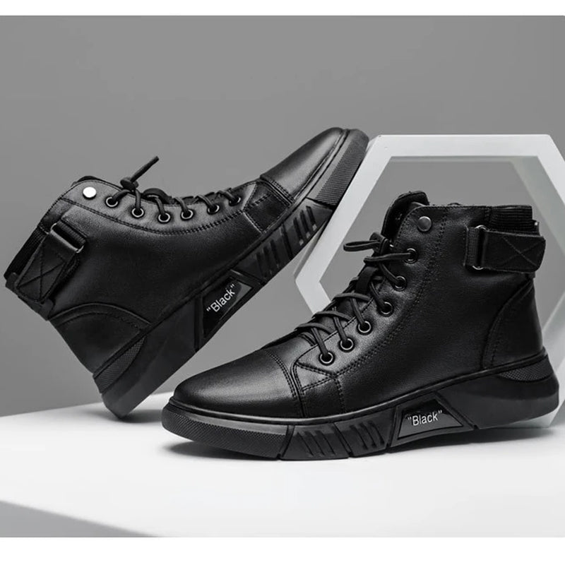 Levoire | Bottes en cuir noires