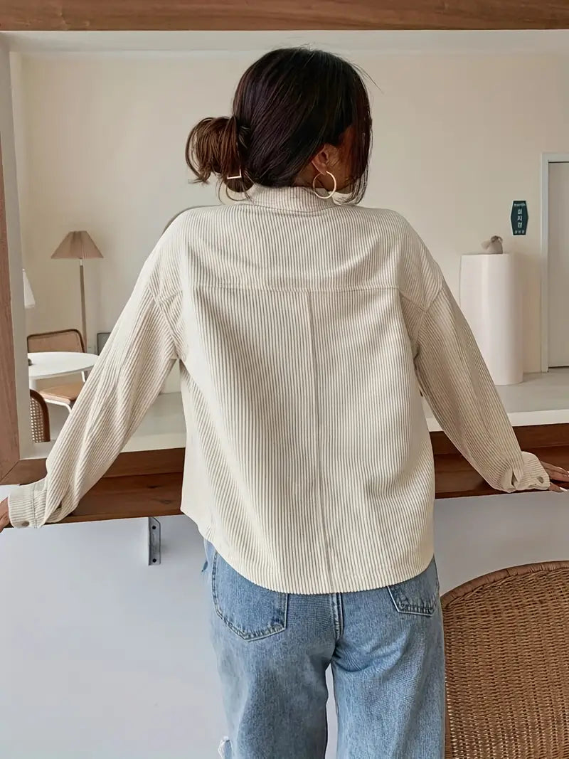 Levoire | Veste Velours Côtelé Boutons