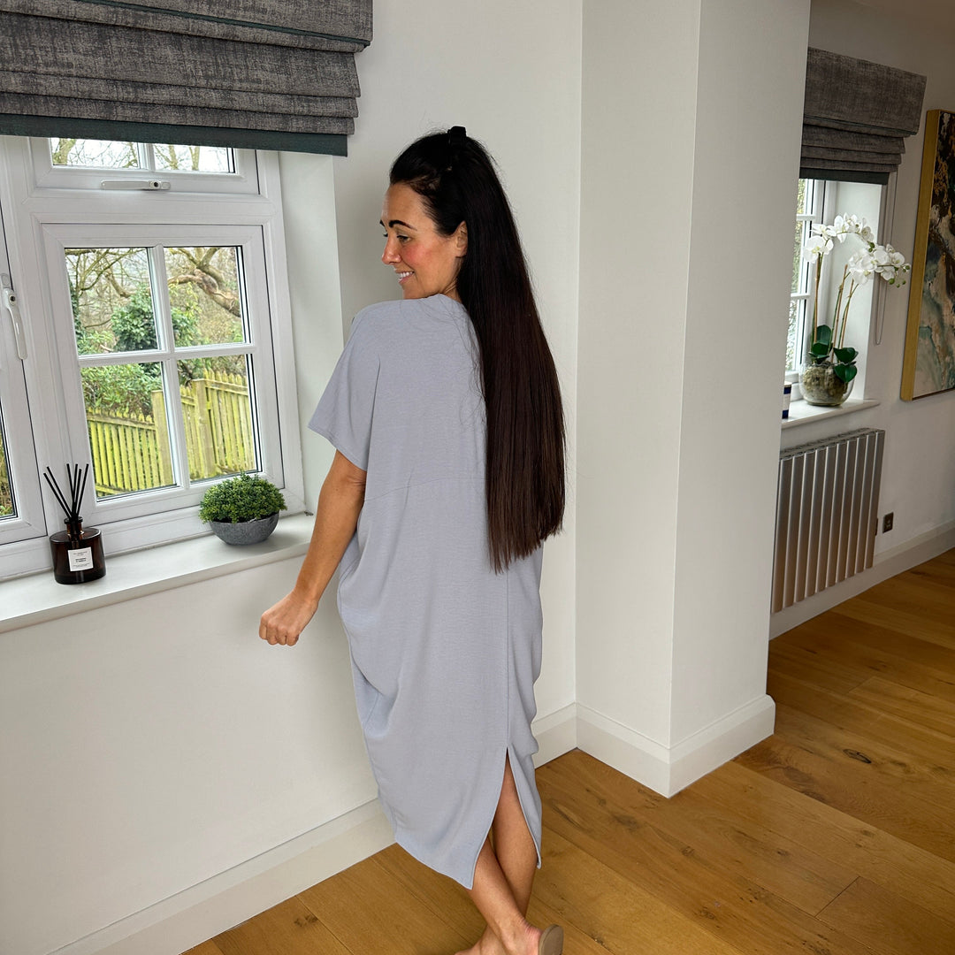 Levoire | Robe Midi Avec Décolleté En V
