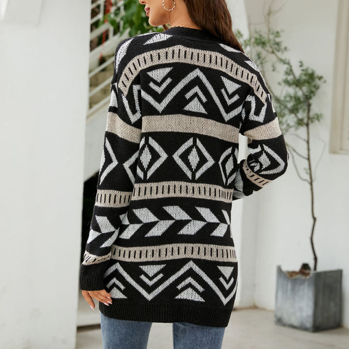 Levoire | Femmes Décontracté Vintage Carreaux Gilet Femmes Long