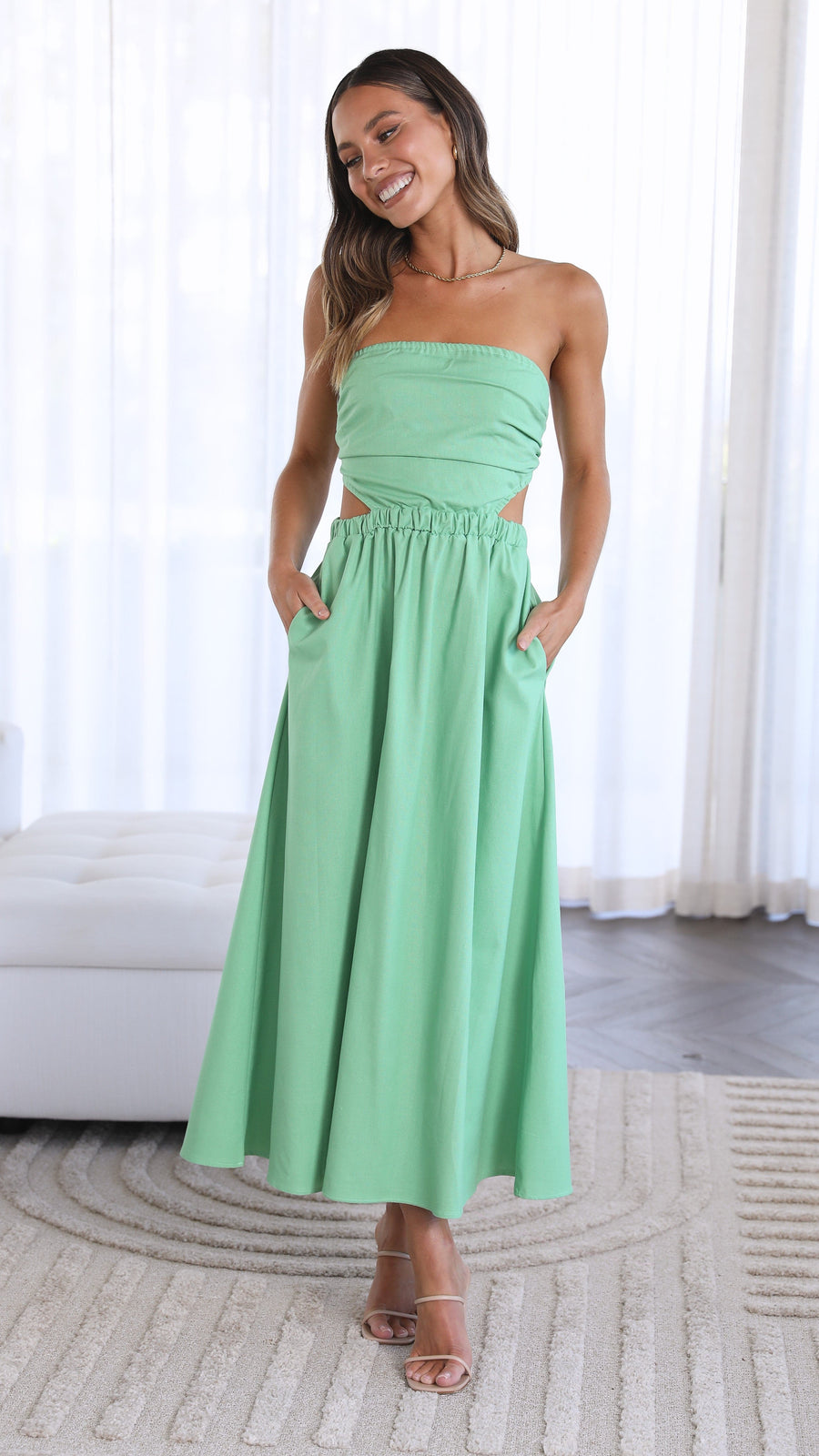Levoire | Robe tube classique élégante Vert
