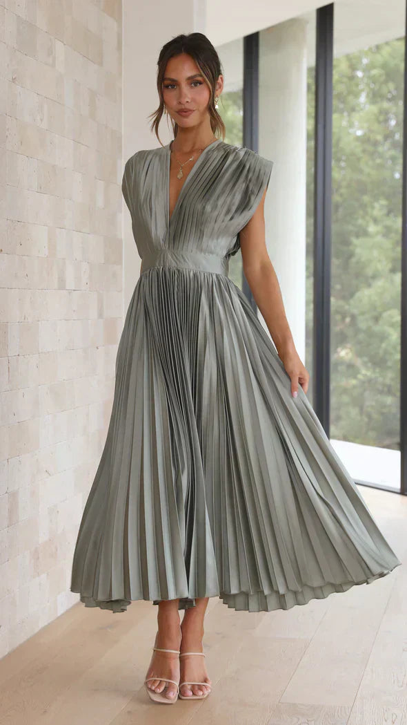 Levoire | Robe a-ligne raffinée Gris