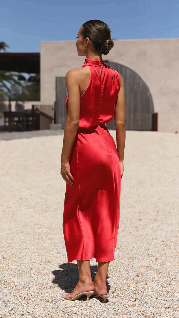 Levoire | Robe Satinée Évasée