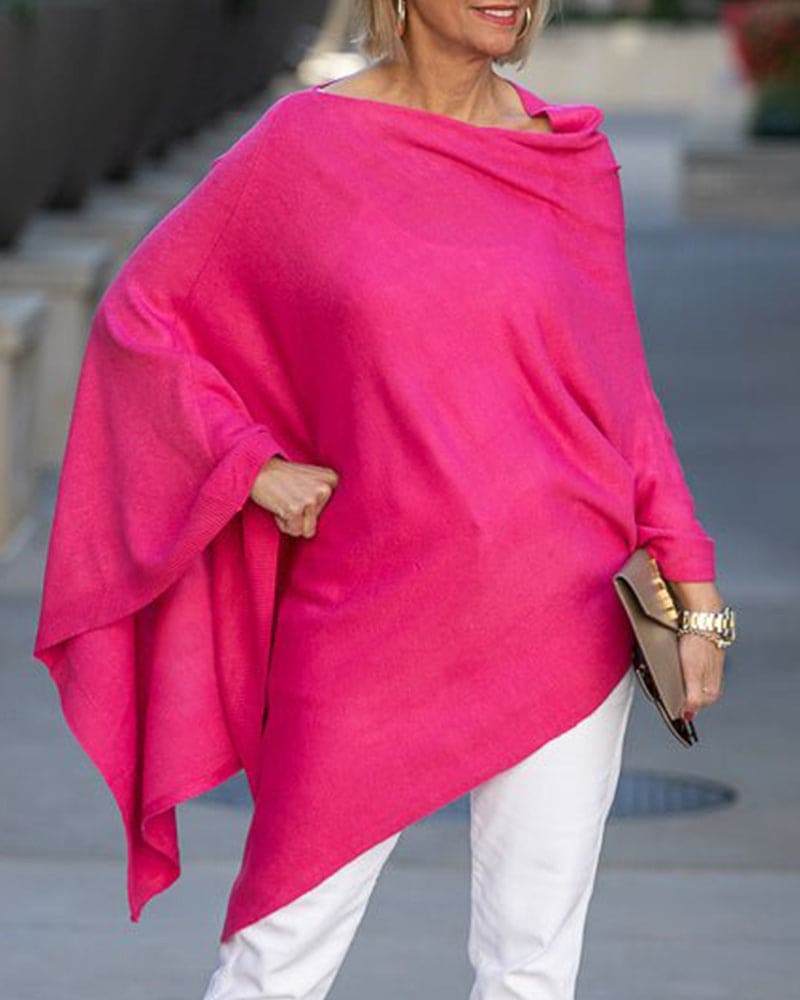 Levoire | Poncho Fuchsia Fuchsie