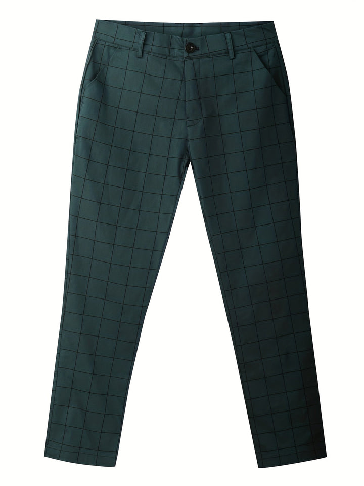 Levoire | Élégant Pantalon À Carreaux Pour Hommes