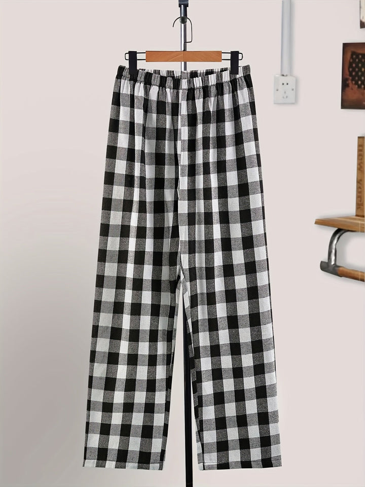 Levoire | Pantalons De Pyjama À Carreaux Rouges Et Noirs