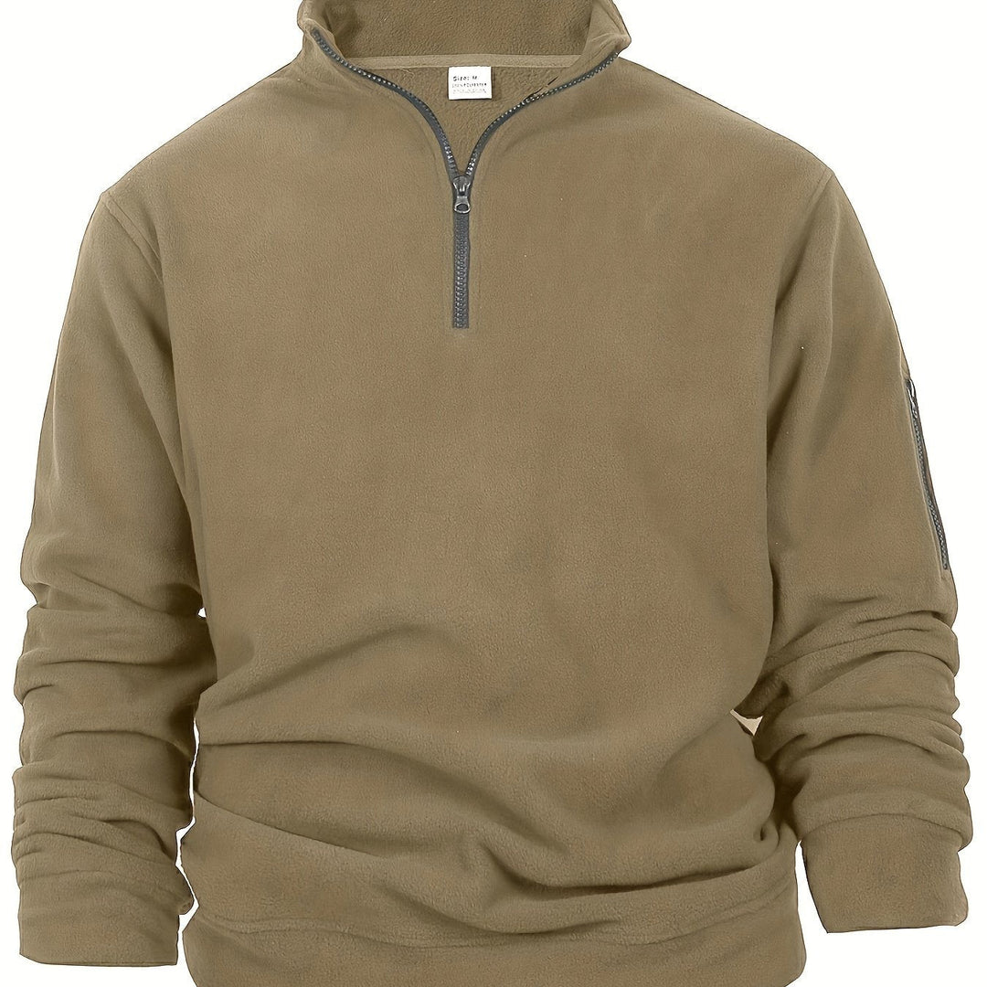 Levoire | Pull À Col Montant En Polaire Réversible
