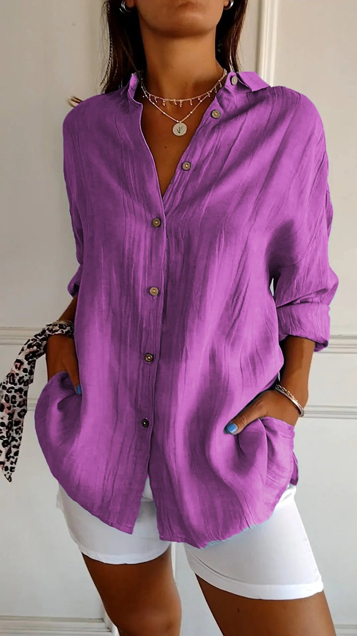 Levoire | Blouse Élégante Avec Coupe Flatteuse Mode Chic Lilas